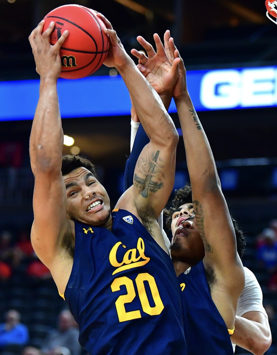 Matt Bradley grabs a rebound vs. Stanford.